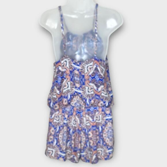 PARKER 100% Silk Morello Romper in Brocatto Size XS | Boho Summer Paisley - Picture 5 of 8